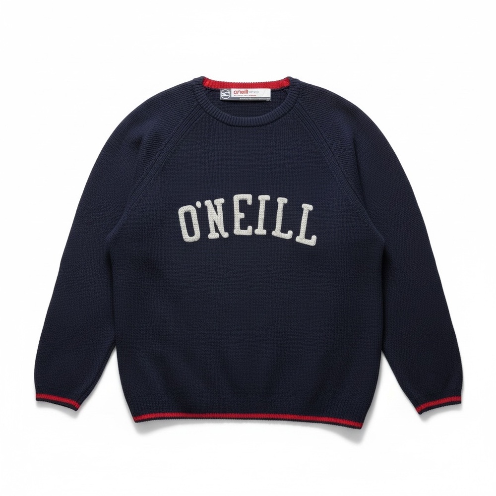 Y2K O'Neill Men's Dark Blue Crewneck Surf Sweater